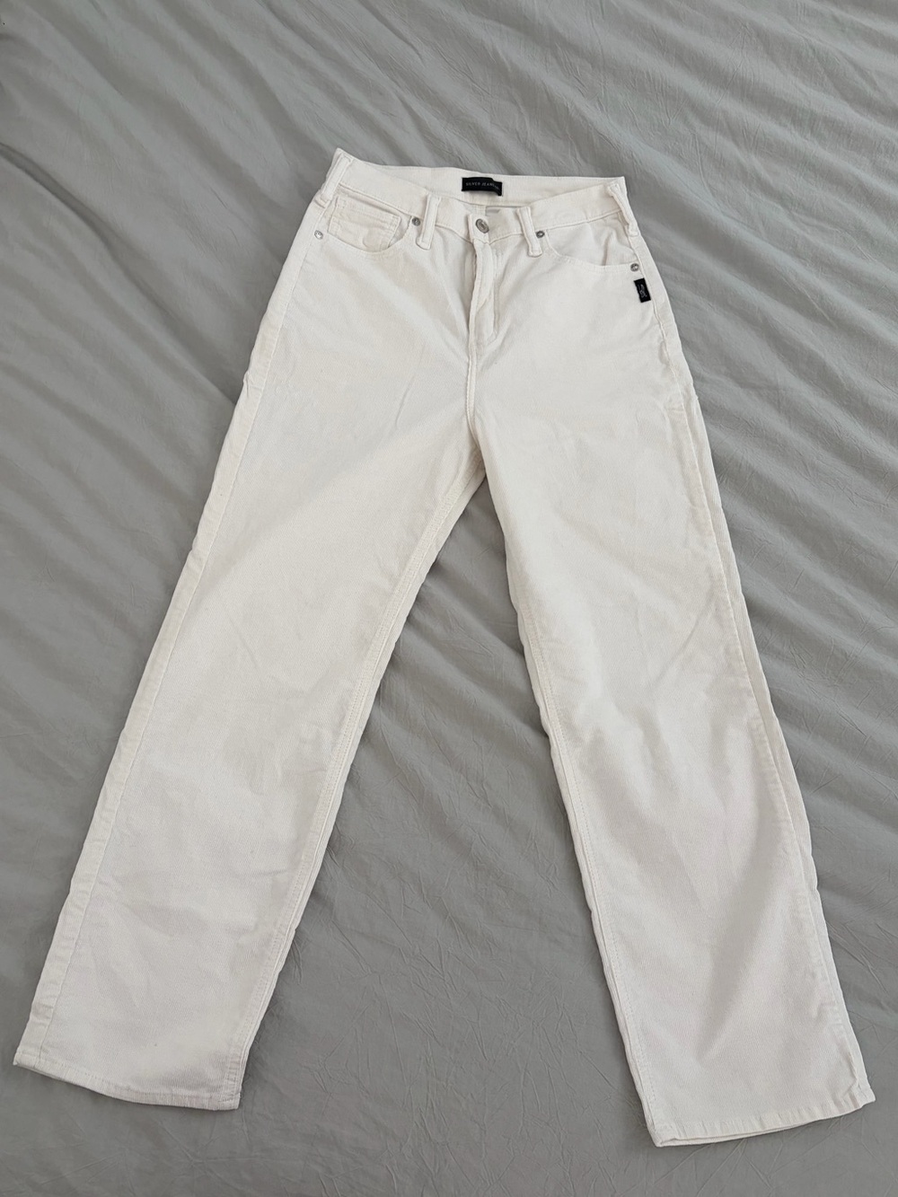Corduroy Silver Jeans